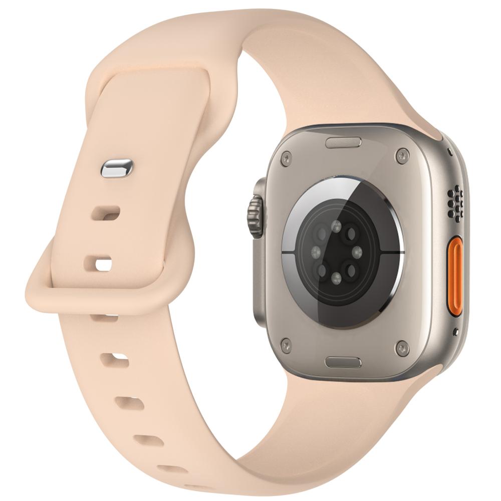ColorPop Silikon Armband Butterfly Apple Watch 42/44/45/46/49 mm (M/L) Sand Pink
