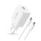 Tech-Protect Tech-Protect 45W Väggladdare PD Inkl. USB-C Kabel Vit