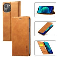 LC.IMEEKE LC.IMEEKE iPhone 14 Plus Fodral Flip Brun
