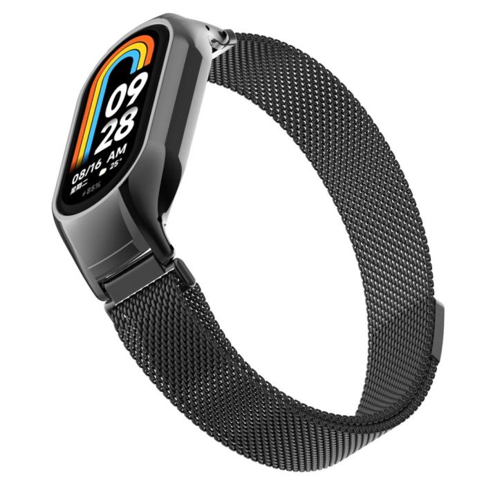 Bild 4,  Xiaomi Smart Band 8 Armband Milanese Loop Metall Svart
