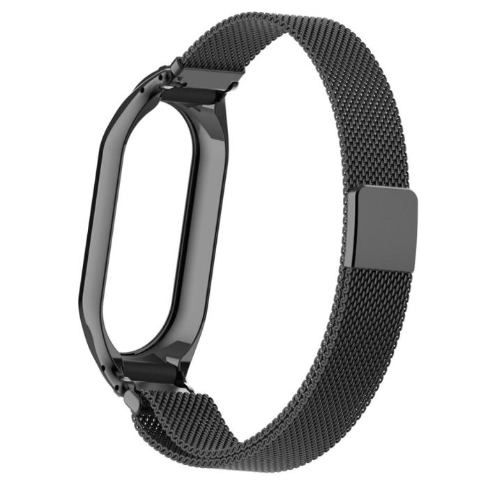 Bild 6,  Xiaomi Smart Band 8 Armband Milanese Loop Metall Svart