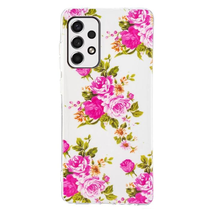 Bild 2,  Samsung Galaxy A33 5G Skal Glow-in-dark Blommor