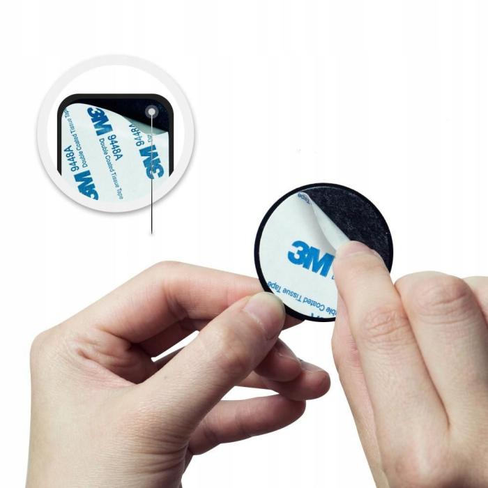 Bild 4, Spigen Spigen 4-PACK Magnetisk Metallplatta Svart