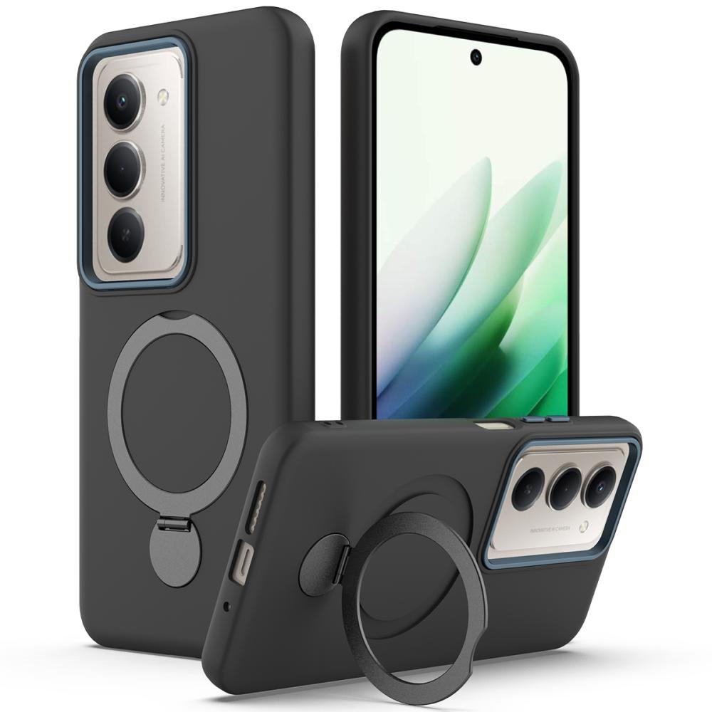  Samsung Galaxy A36 5G Skal MagSafe Kickstand Hybrid Svart