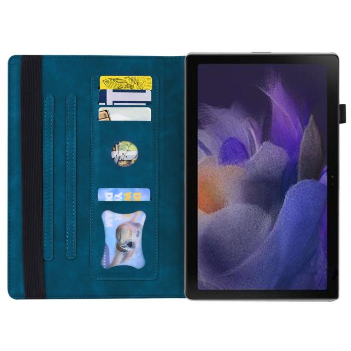 Bild 5,  Samsung Galaxy Tab A8 10.5 (2021) Fodral Med Frontficka Mörk Blå