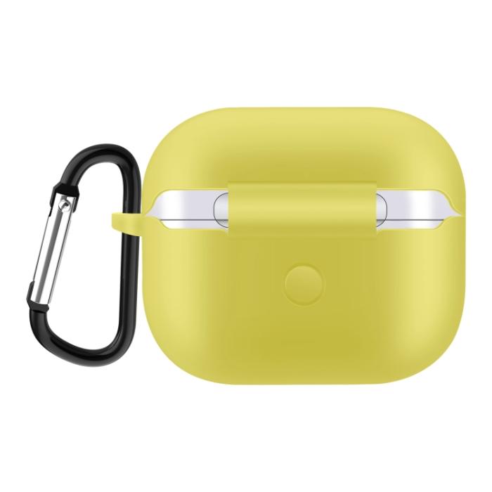 Bild 3,  AirPods 3 Skal Silikon Karbinhake Gul