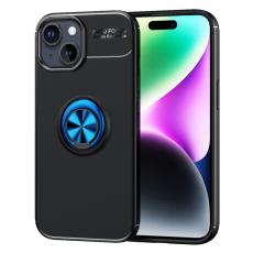 iPhone 15 Plus Skal Ring Svart/Bl&aring;