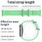 ColorPop Apple Watch 42/44/45/46/49 mm Armband Ocean Wave Pistasch