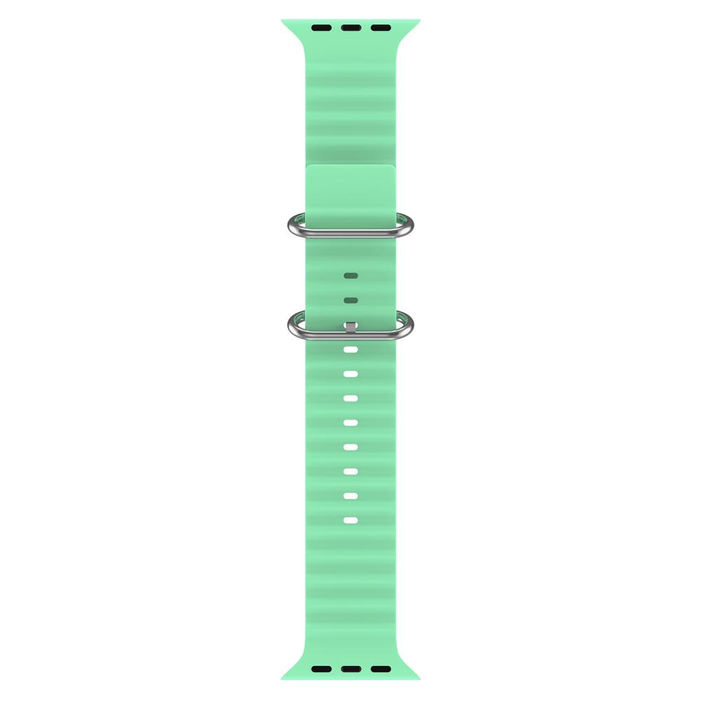 ColorPop Apple Watch 42/44/45/46/49 mm Armband Ocean Wave Pistasch