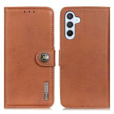 KHAZNEH KHAZNEH Samsung Galaxy S24 Fodral L&auml;der Brun