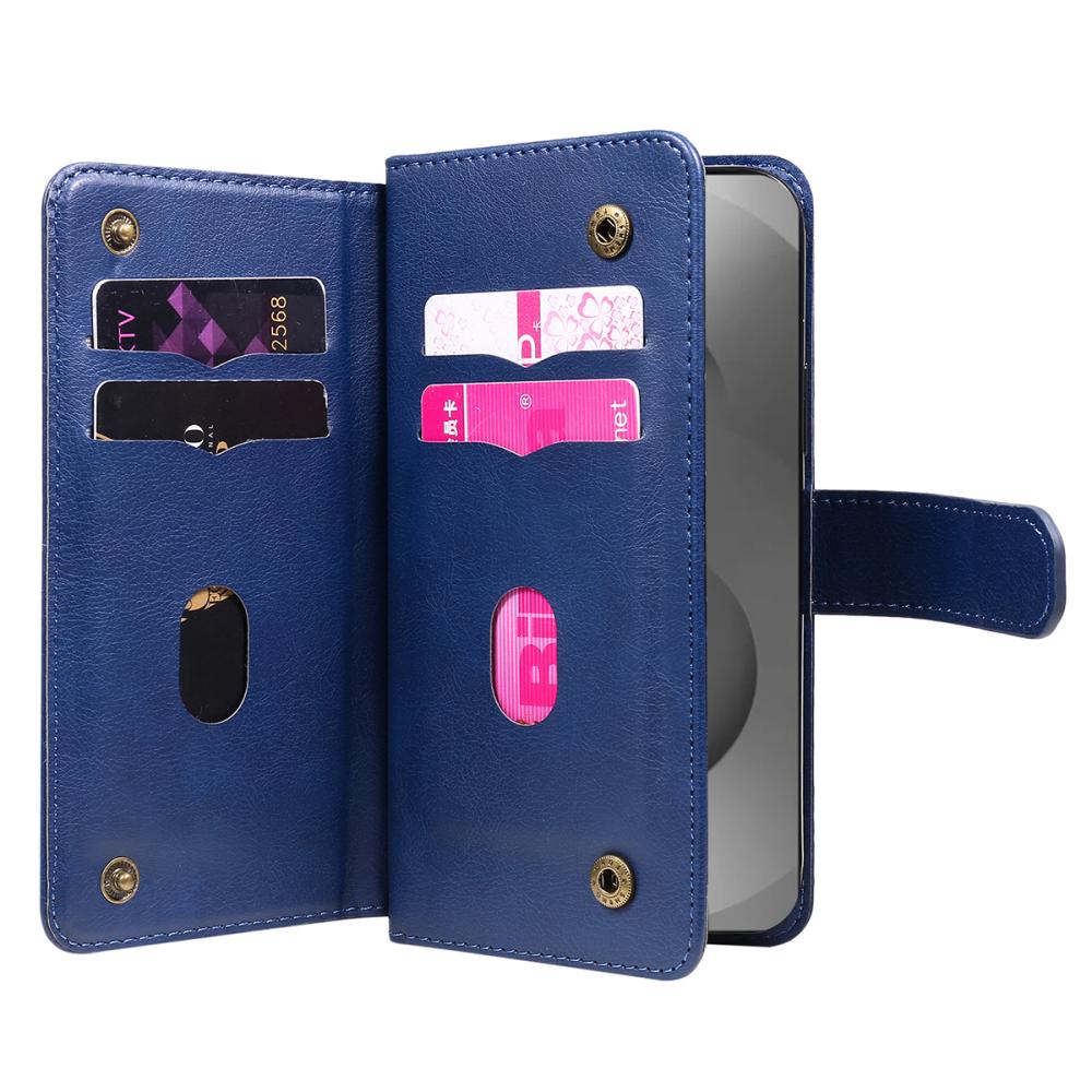  Samsung Galaxy S26 Ultra Fodral Multifunktionellt Läder Blå