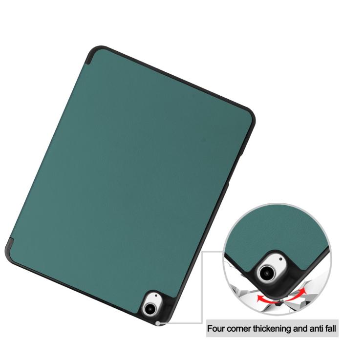 Bild 6,  iPad Air 13 2026-2024 Fodral Tri-Fold Pennhållare Grön