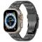  Apple Watch 42/41/40/38 mm Armband Steel Svart