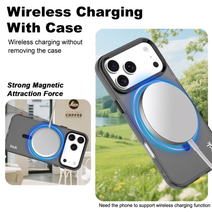 Bild 2, IMAK IMAK iPhone 17 Pro Max Skal MagSafe Anti Drop Svart