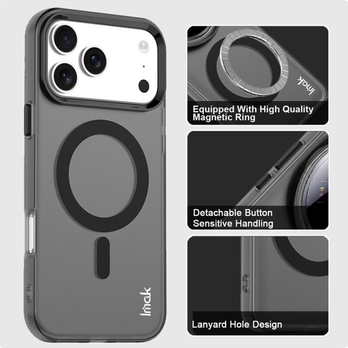 Bild 4, IMAK IMAK iPhone 17 Pro Max Skal MagSafe Anti Drop Svart