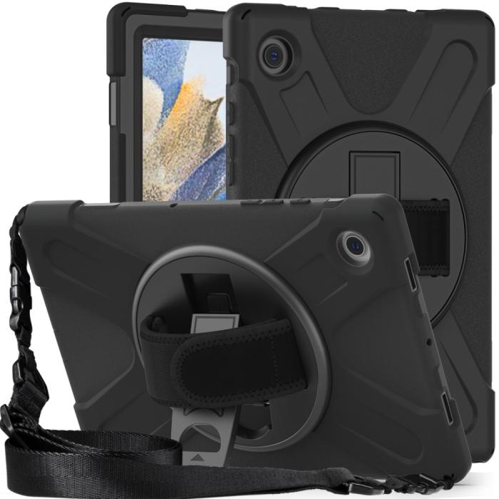 Bild 4,  Galaxy Tab A8 10.5 Roterande X-Shape Hybrid Skal