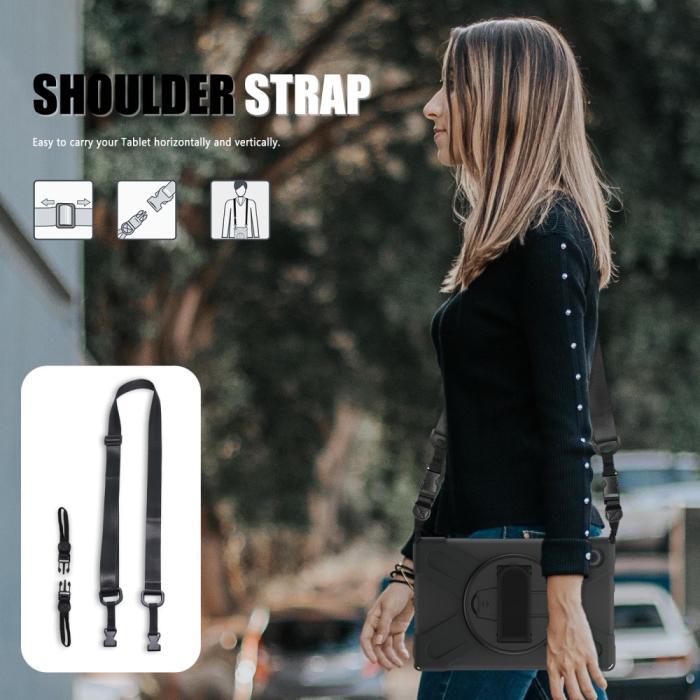 Bild 6,  Galaxy Tab A8 10.5 Roterande X-Shape Hybrid Skal