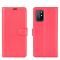  OnePlus 8T / 8T+ - Litchi Läder Fodral - Röd