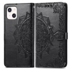  iPhone 13 - Mandala L&auml;der Fodral - Svart