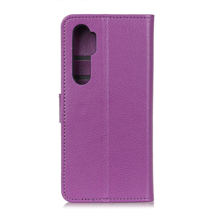 Bild 3,  Xiaomi Mi Note 10 Lite - Litchi Plånboksfodral - Lila