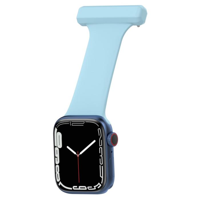 Bild 4,  Apple Watch 38/40/41/42 mm Rem Sjuksköterska Ljus Blå