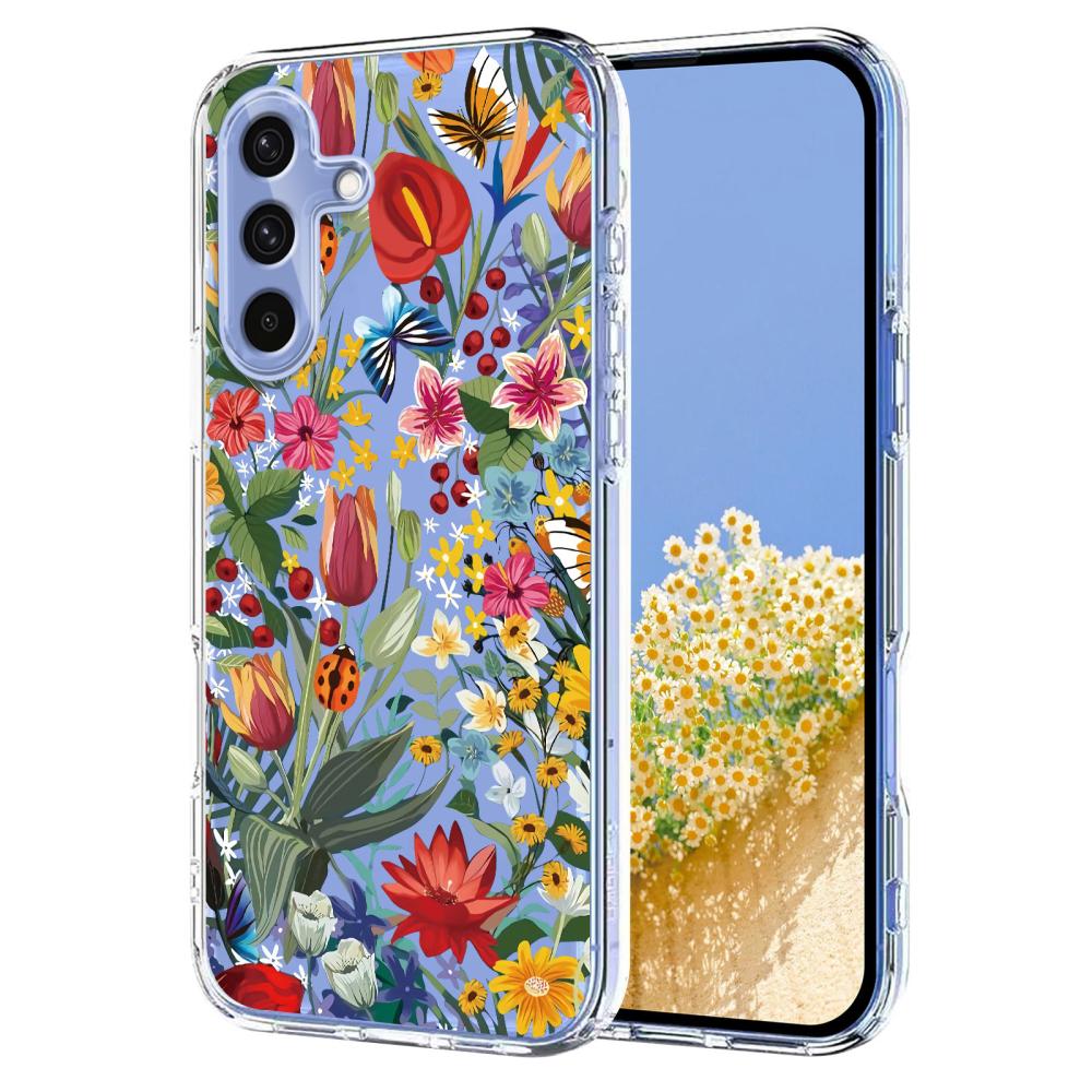 Samsung Galaxy A57 5G Skal Med Tryck Blommor
