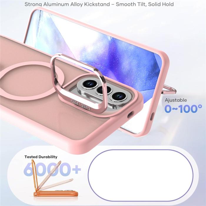 Bild 4,  Samsung Galaxy A57 5G Skal MagSafe Kickstand Rosa