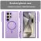  Samsung Galaxy S23 Ultra Skal MagSafe Slim Matt Lila