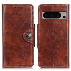 KHAZNEH KHAZNEH Google Pixel 8 Pro Fodral Med Magnetisk M&auml;ssing Brun