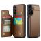 CASEME CASEME Galaxy A56 5G/A36 5G Skal RFID Kickstand Plånbok Brun