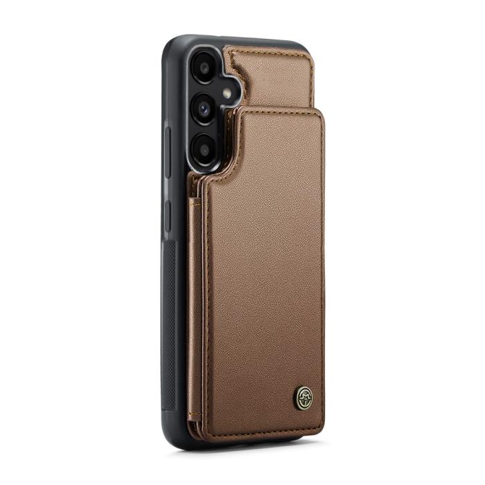 Bild 2, CASEME CASEME Galaxy A56 5G/A36 5G Skal RFID Kickstand Plånbok Brun
