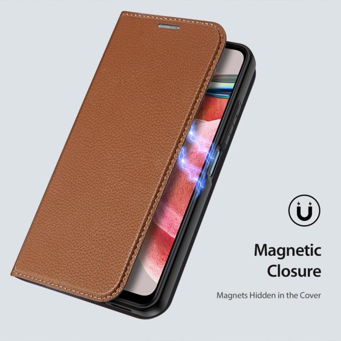 Bild 5, DUX DUCIS DUX DUCIS Xiaomi Redmi Note 12 4G Fodral Skin X2 Premium Brun