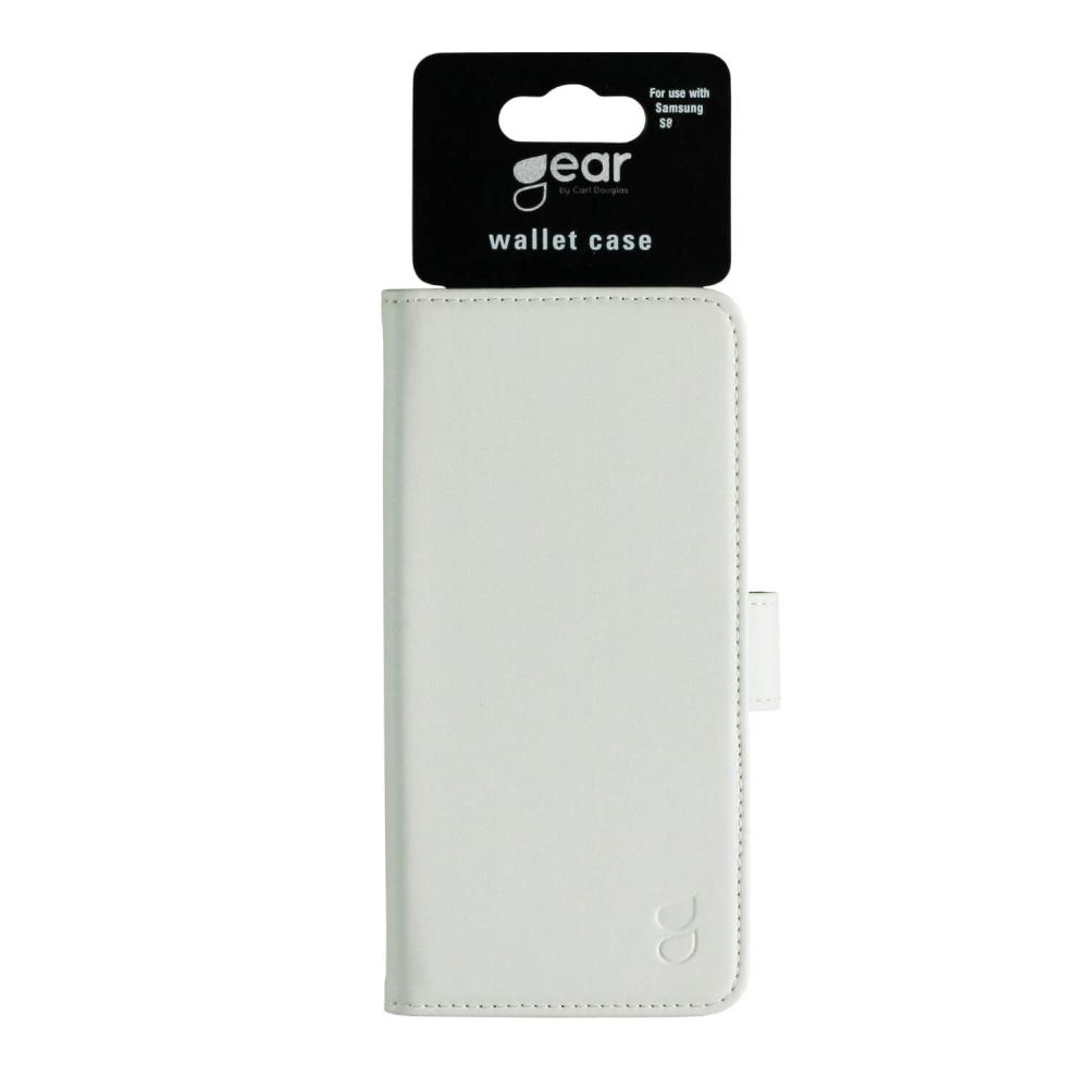 Gear GEAR Samsung S8 Plus Fodral Läder Vit
