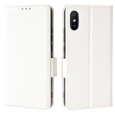  Xiaomi Redmi 9A / 9AT Fodral Litchi Textur Vit