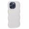  iPhone 12/12 Pro Mobilskal Wavy Off White
