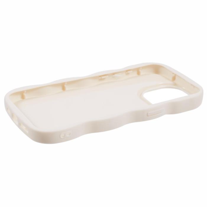 Bild 4,  iPhone 12/12 Pro Mobilskal Wavy Off White