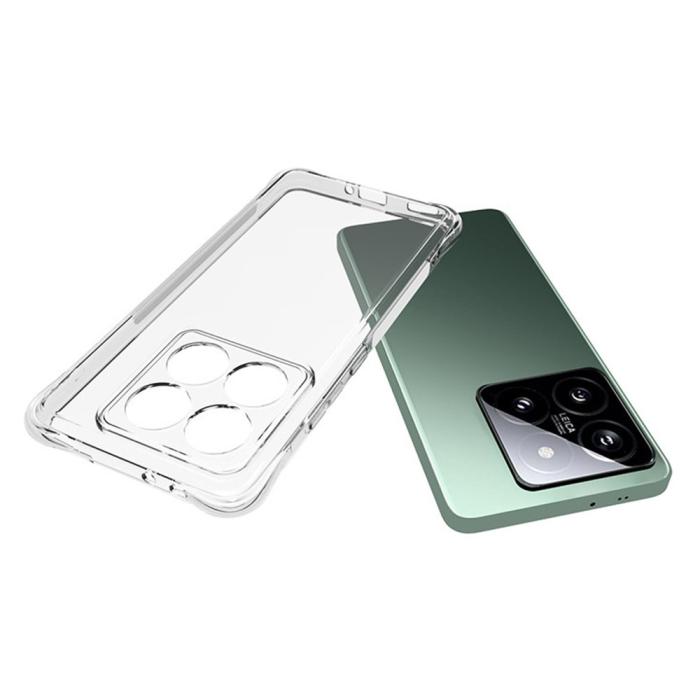 Bild 3,  Xiaomi 14T Pro Skal TPU Shockproof Transparent