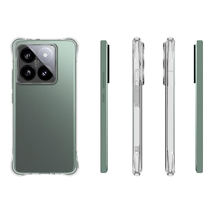 Bild 5,  Xiaomi 14T Pro Skal TPU Shockproof Transparent