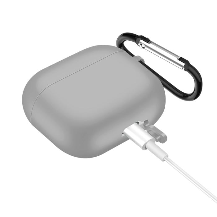 Bild 2,  AirPods 3 Skal Silikon Karbinhake Grå
