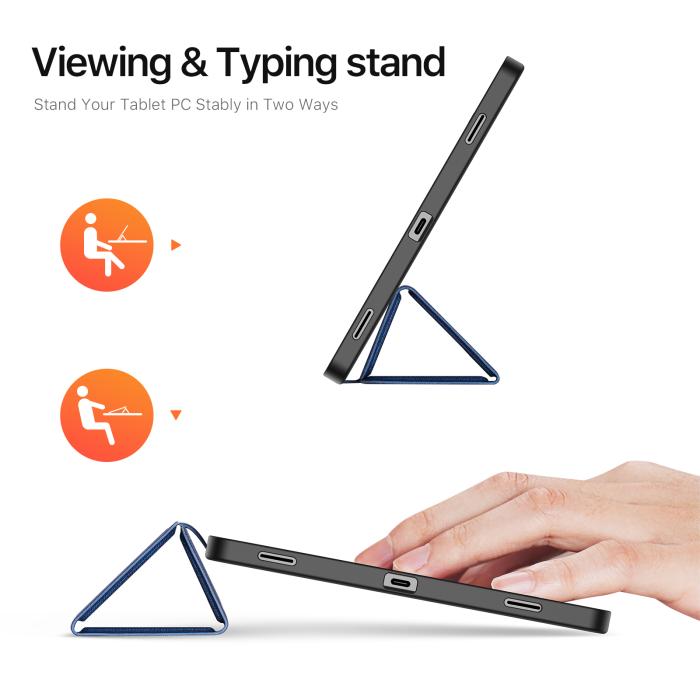 Bild 2, DUX DUCIS DUX DUCIS Galaxy Tab S11 Fodral DOMO Tri-Fold Blå