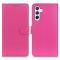  Samsung Galaxy S26 Fodral Litchi Läder Rosa