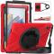  Galaxy Tab A8 10.5 Roterande X-Shape Hybrid Skal
