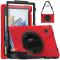  Galaxy Tab A8 10.5 Roterande X-Shape Hybrid Skal