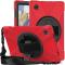  Galaxy Tab A8 10.5 Roterande X-Shape Hybrid Skal