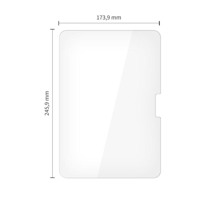 Bild 2, Tech-Protect Tech-Protect iPad Pro 11 2025/2024 2-PACK Skärmskydd GlassFit+