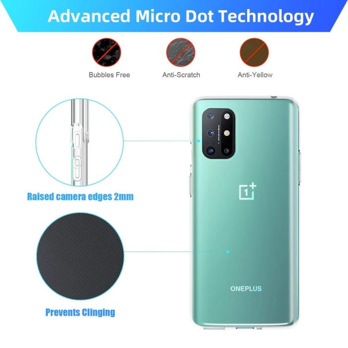 Bild 4,  OnePlus 8T / 8T+ - Transparent TPU Skal