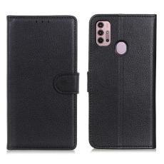  Motorola Moto G10/G20/G30 - Litchi Textur Fodral - Svart