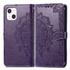  iPhone 13 - Mandala L&auml;der Fodral - Lila