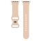ColorPop Silikon Armband Butterfly Apple Watch 42/41/40/38 mm (S/M) Sand Pink
