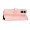  Samsung Galaxy S25 Edge Fodral Med Blommigt Tryck Roséguld